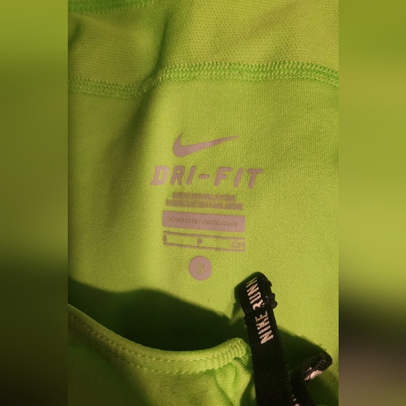 Women's Nike Neon Green & Black Dri-Fit Running Shorts, Small - Picture 11 of 11